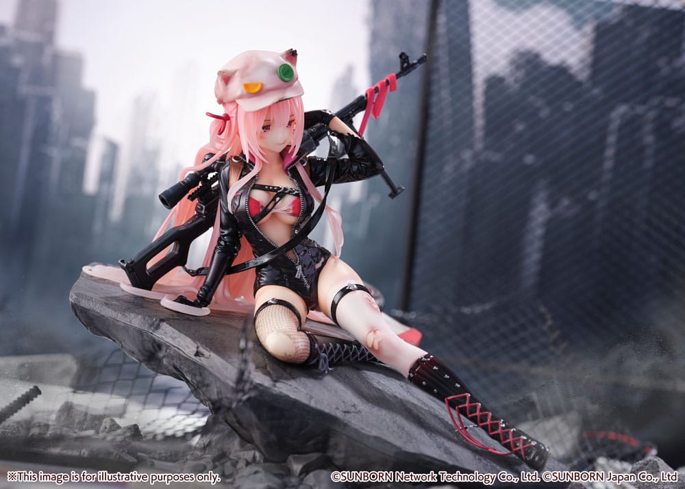 Girls' Frontline SHIBUYA SCRAMBLE FIGURE PVC Statue 1/7 UKM-2000 Gale Lightning -Wounded Ver.- 20 cm 4580769940312