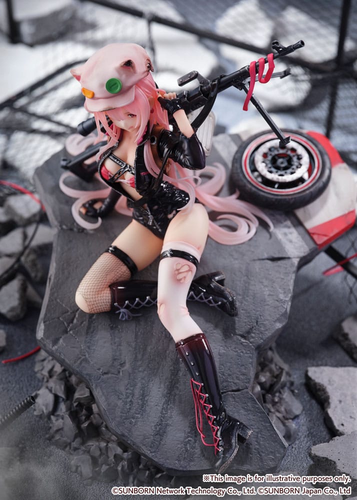 Girls' Frontline SHIBUYA SCRAMBLE FIGURE PVC Statue 1/7 UKM-2000 Gale Lightning -Wounded Ver.- 20 cm 4580769940312