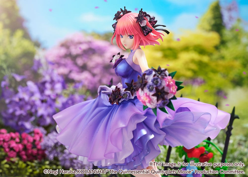 The Quintessential Quintuplets: The Movie PVC Statue 1/7 Nino Nakano Floral Dress Ver. 25 cm 4580769941005