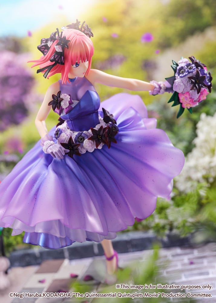 The Quintessential Quintuplets: The Movie PVC Statue 1/7 Nino Nakano Floral Dress Ver. 25 cm 4580769941005