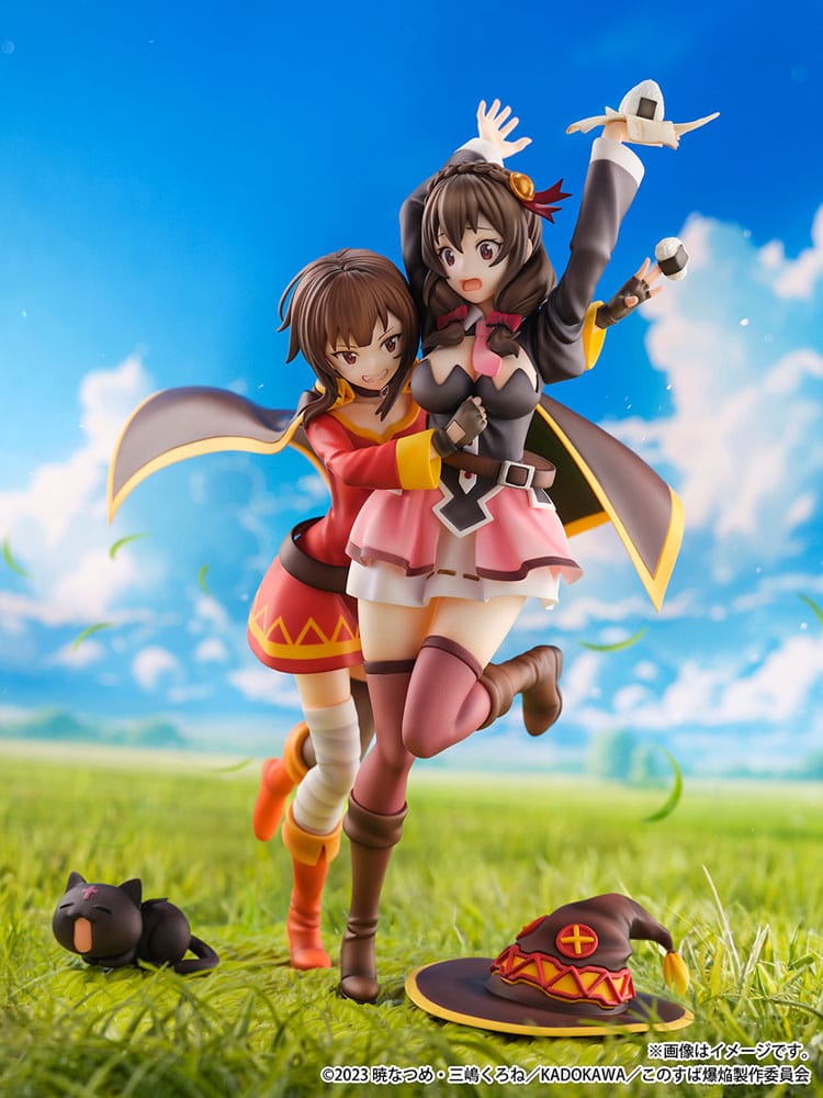 Konosuba: God's Blessing on This Wonderful World! SHIBUYA SCRAMBLE FIGURE PVC Statue 1/6 Megumin & Yunyun Futari wa Otomodachi Ver. 26 cm 4580769941609