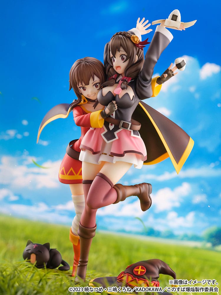 Konosuba: God's Blessing on This Wonderful World! SHIBUYA SCRAMBLE FIGURE PVC Statue 1/6 Megumin & Yunyun Futari wa Otomodachi Ver. 26 cm 4580769941609