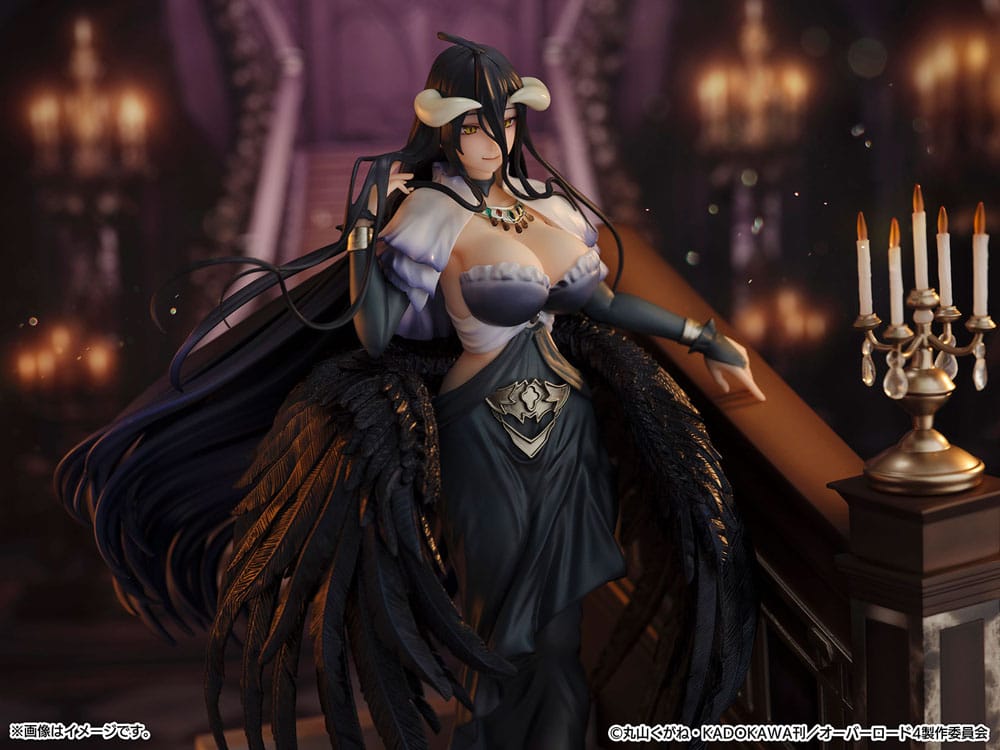 Overlord SHIBUYA SCRAMBLE FIGURE PVC Statue 1/7 Albedo Jet Black Dress Ver. 28 cm 4580769941869