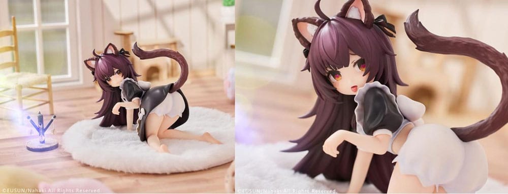 Original Character Statue 1/7 Cat Ear Maid Peng Peng 10 cm 6977501720000