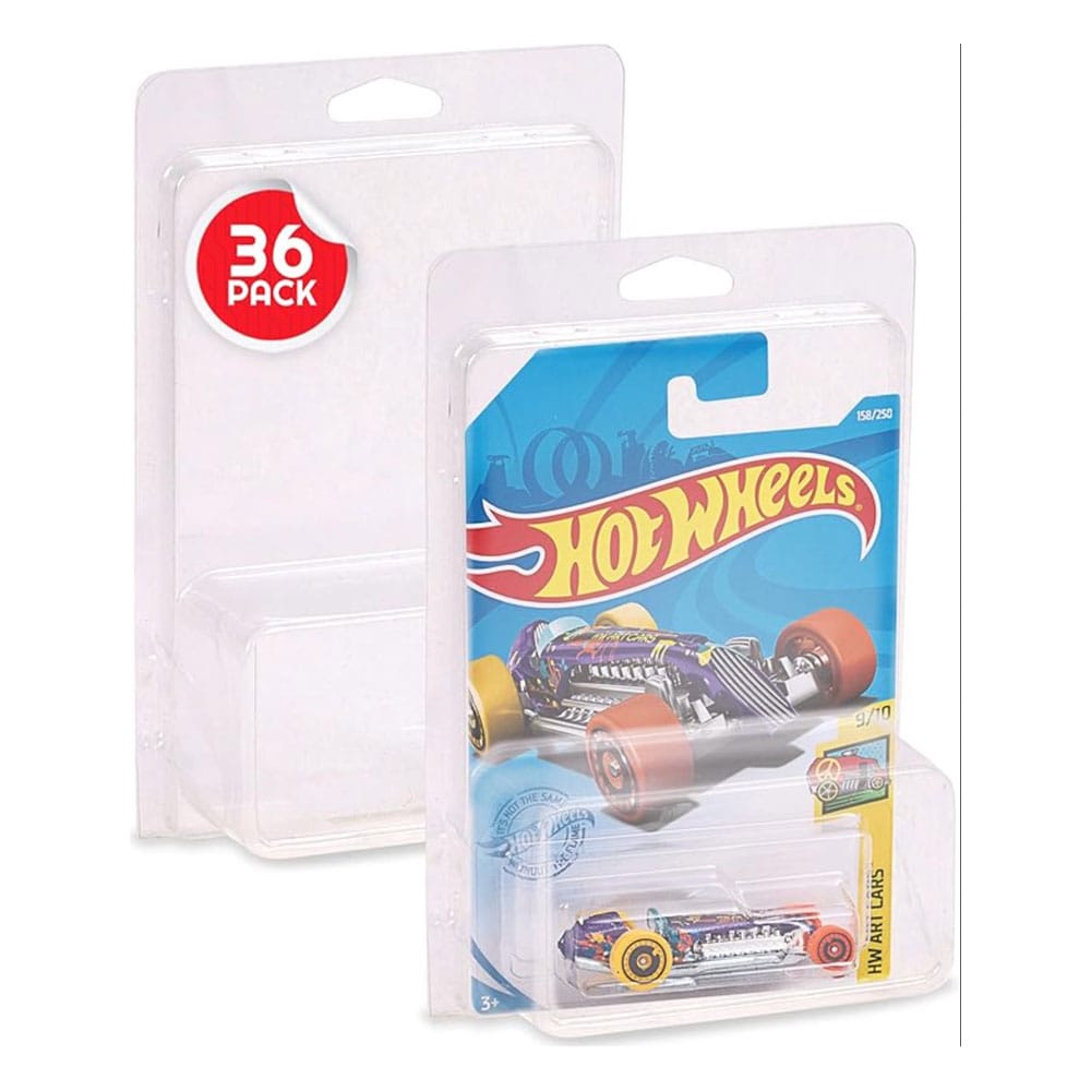 Hot Wheels Blisters 36-Pack for Long Card Mainline 3701492100038