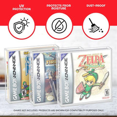 Acrylic Case 2-Pack for Gameboy/Gameboy Advance Games 3701492101417