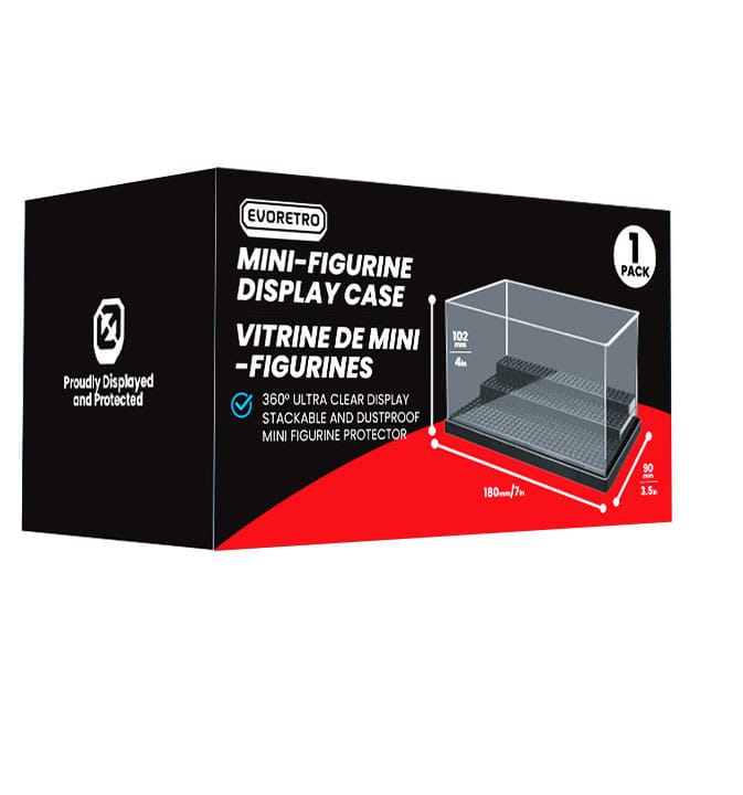 Evoretro Acrylic Display Case for mini figures 3701492104142