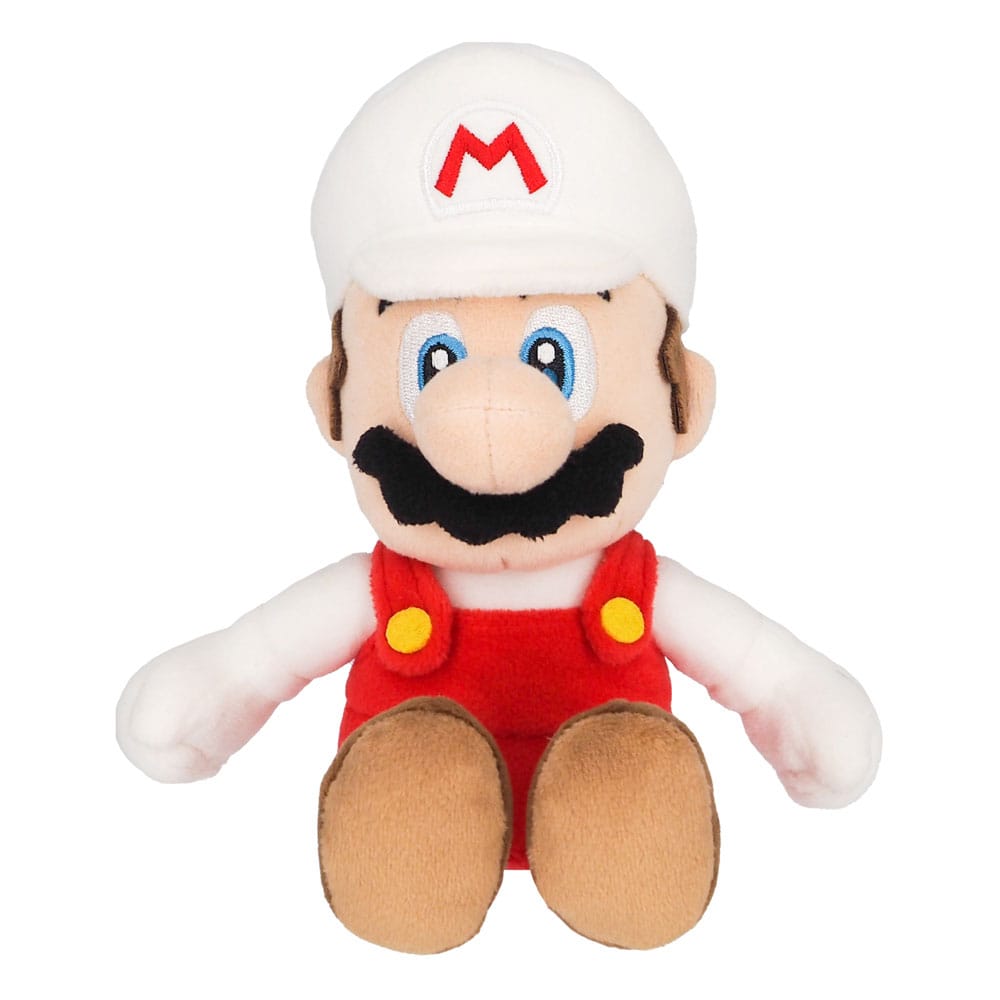 Super Mario Plush Figure Mario Fire 24 cm 3760259934484