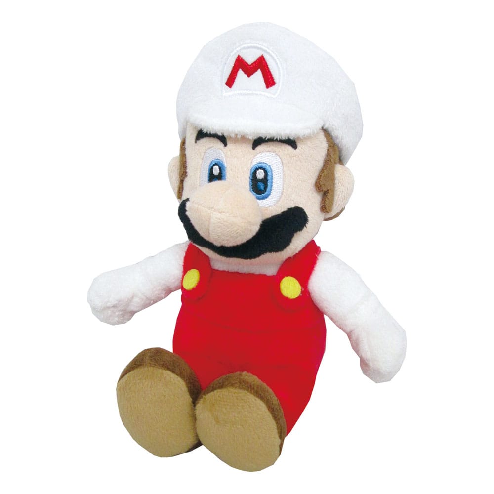 Super Mario Plush Figure Mario Fire 24 cm 3760259934484