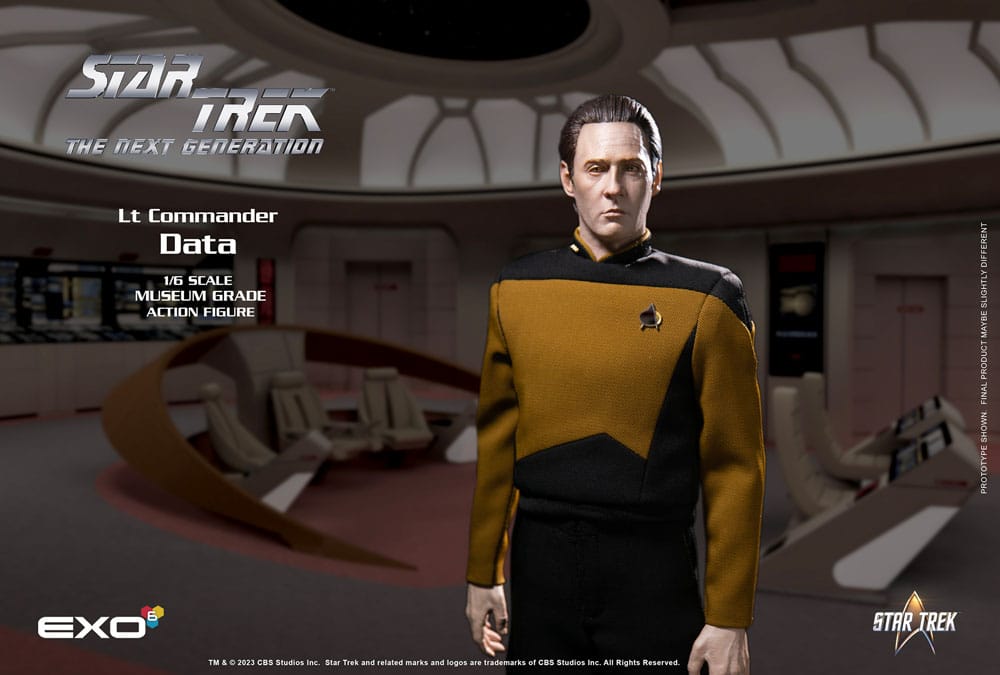 Star Trek: The Next Generation Action Figure 1/6 Lt. Commander Data (Standard Version) 30 cm 0656382565288