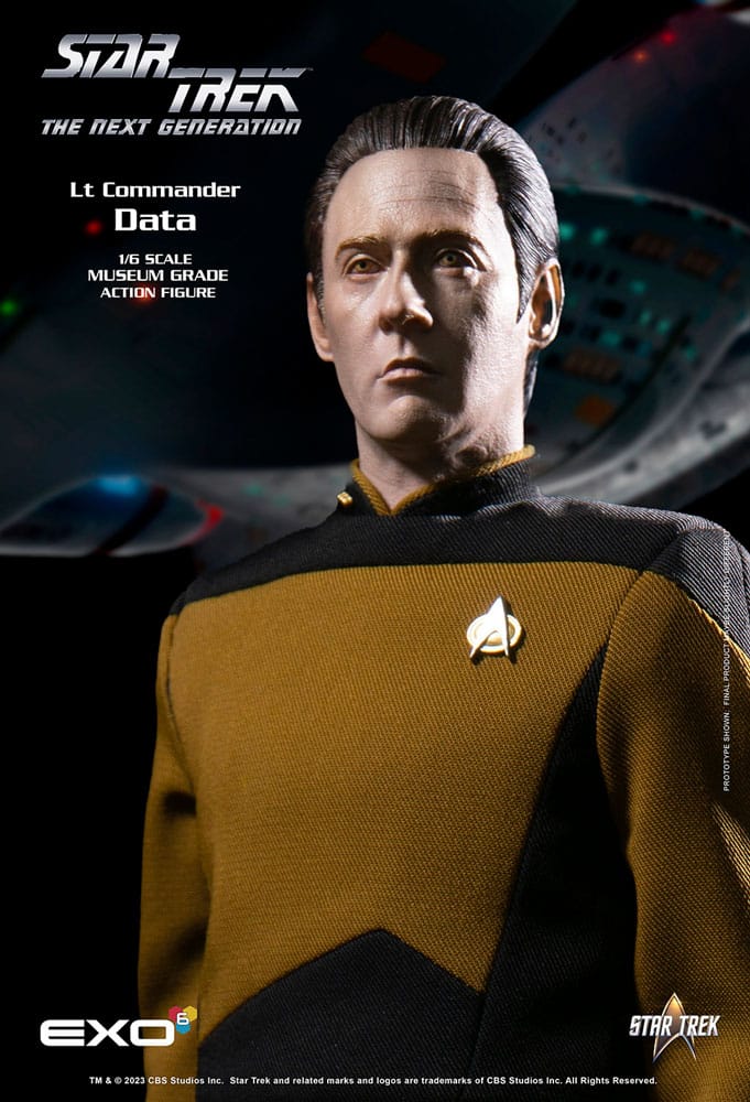 Star Trek: The Next Generation Action Figure 1/6 Lt. Commander Data (Standard Version) 30 cm 0656382565288