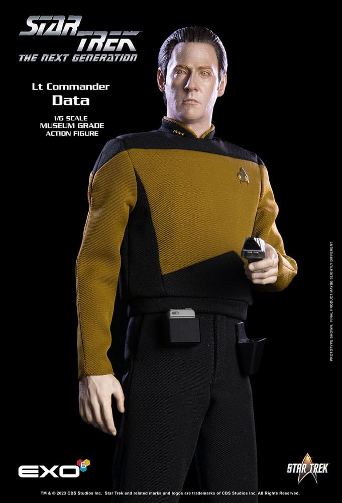 Star Trek: The Next Generation Action Figure 1/6 Lt. Commander Data (Standard Version) 30 cm 0656382565288