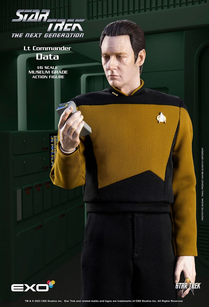 Star Trek: The Next Generation Action Figure 1/6 Lt. Commander Data (Standard Version) 30 cm 0656382565288