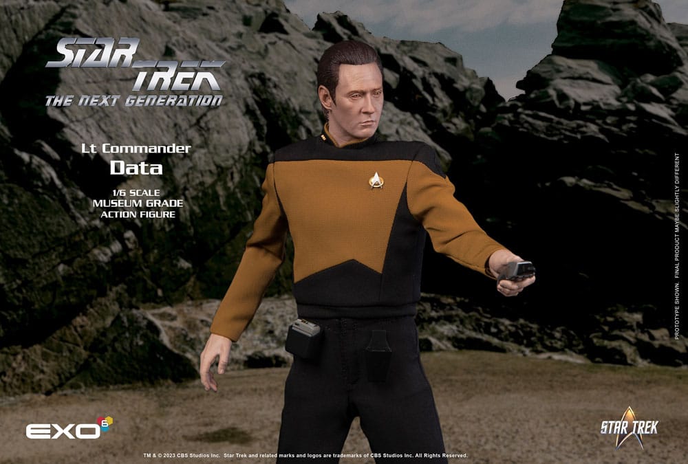 Star Trek: The Next Generation Action Figure 1/6 Lt. Commander Data (Standard Version) 30 cm 0656382565288