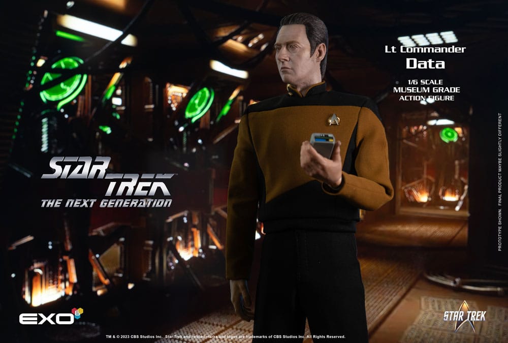 Star Trek: The Next Generation Action Figure 1/6 Lt. Commander Data (Standard Version) 30 cm 0656382565288