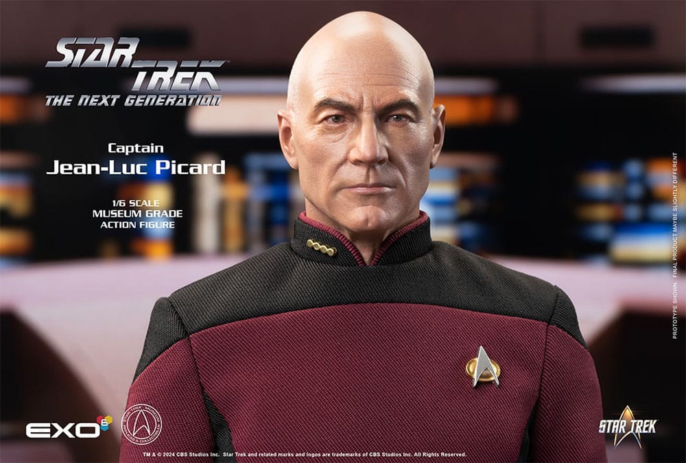 Star Trek: The Next Generation Action Figure 1/6 Captain Jean-Luc Picard (Essential Duty Uniform) 30 cm 0656382805995