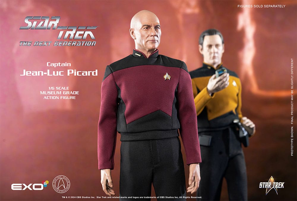 Star Trek: The Next Generation Action Figure 1/6 Captain Jean-Luc Picard 30 cm 0656382811316