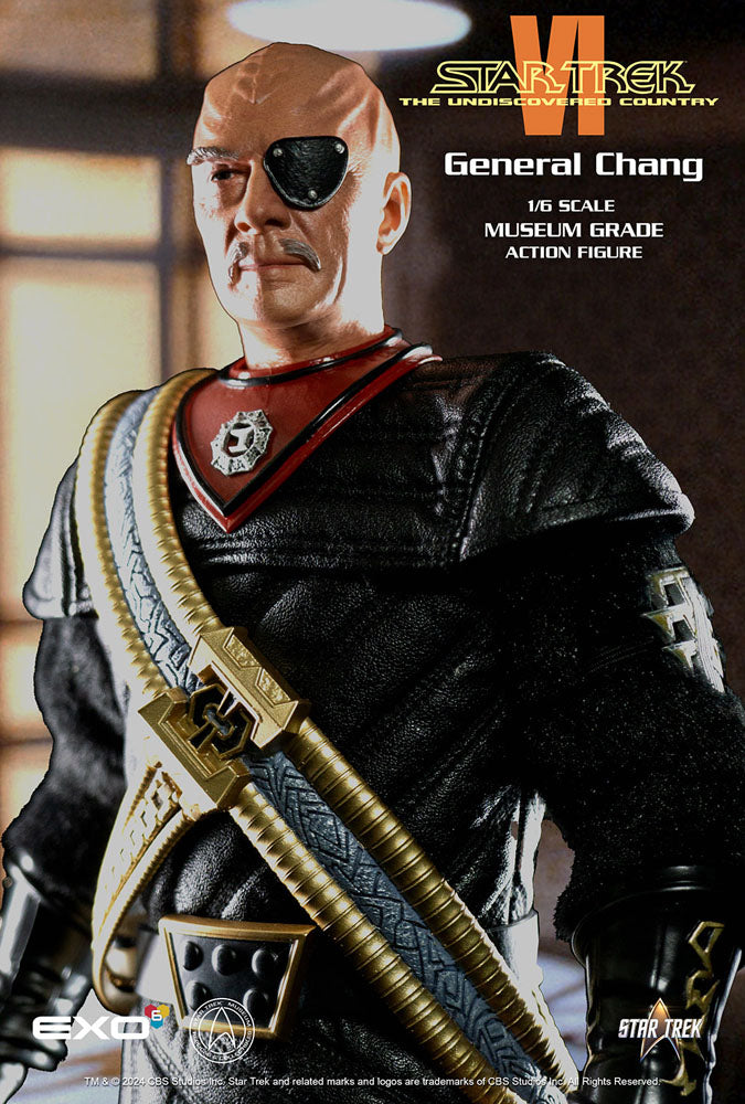 Star Trek VI: The Undiscovered Country Action Figure 1/6 General Chang 30 cm 0656382971232