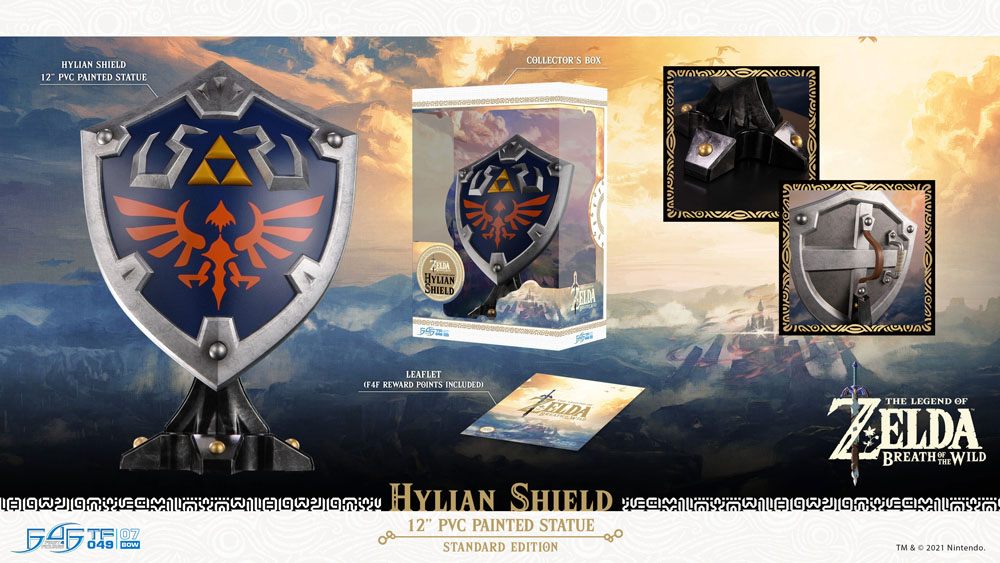 The Legend of Zelda Breath of the Wild PVC Statue Hylian Shield Standard Edition 29 cm 5060316623916