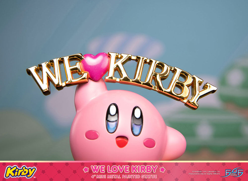 Kirby DieCast Statue We Love Kirby 10 cm 5060316624364