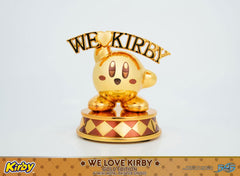 Kirby DieCast Statue We Love Kirby Gold Edition 10 cm 5060316624388