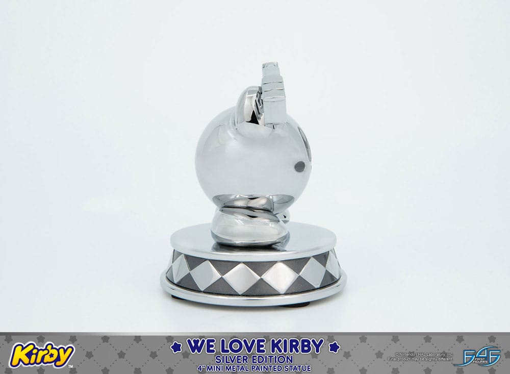 Kirby DieCast Statue We Love Kirby Silver Edition 10 cm 5060316624371