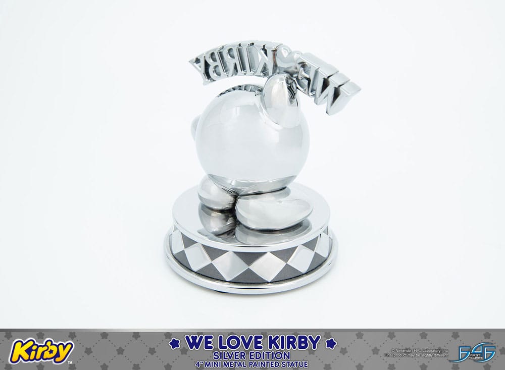 Kirby DieCast Statue We Love Kirby Silver Edition 10 cm 5060316624371