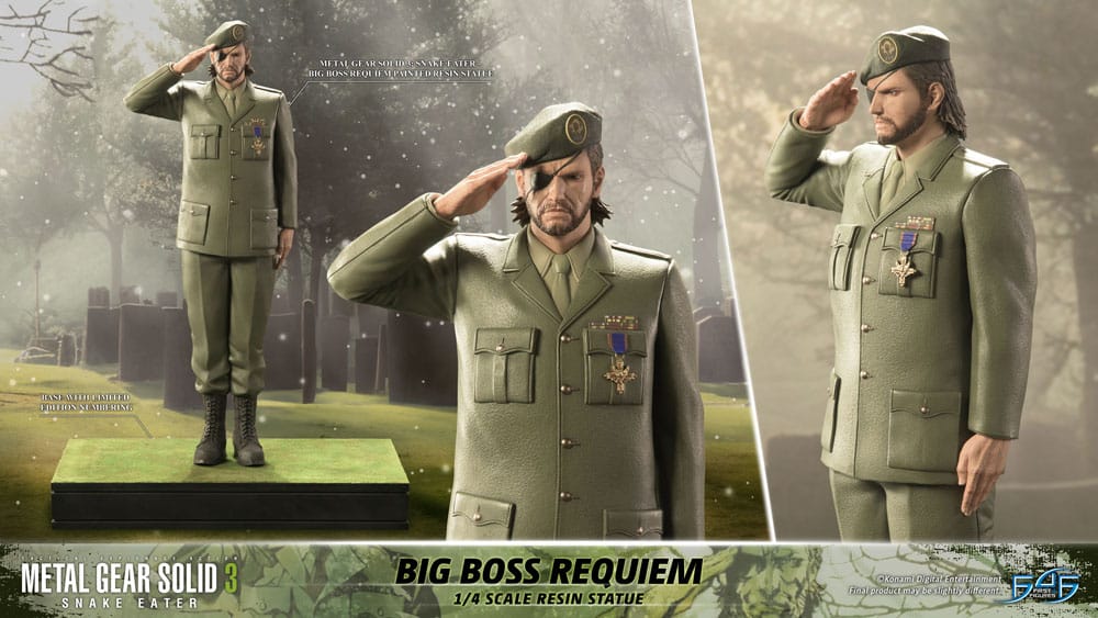 Metal Gear Solid 3: Snake Eater Statue 1/4 Big Boss Requiem 55 cm 5060316625484