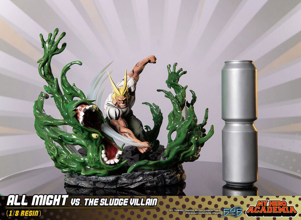 My Hero Academia Diorama All Might Vs. the Sludge Villain 30 cm 5060316626405