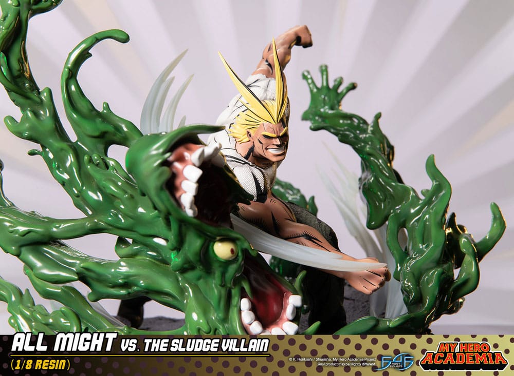 My Hero Academia Diorama All Might Vs. the Sludge Villain 30 cm 5060316626405