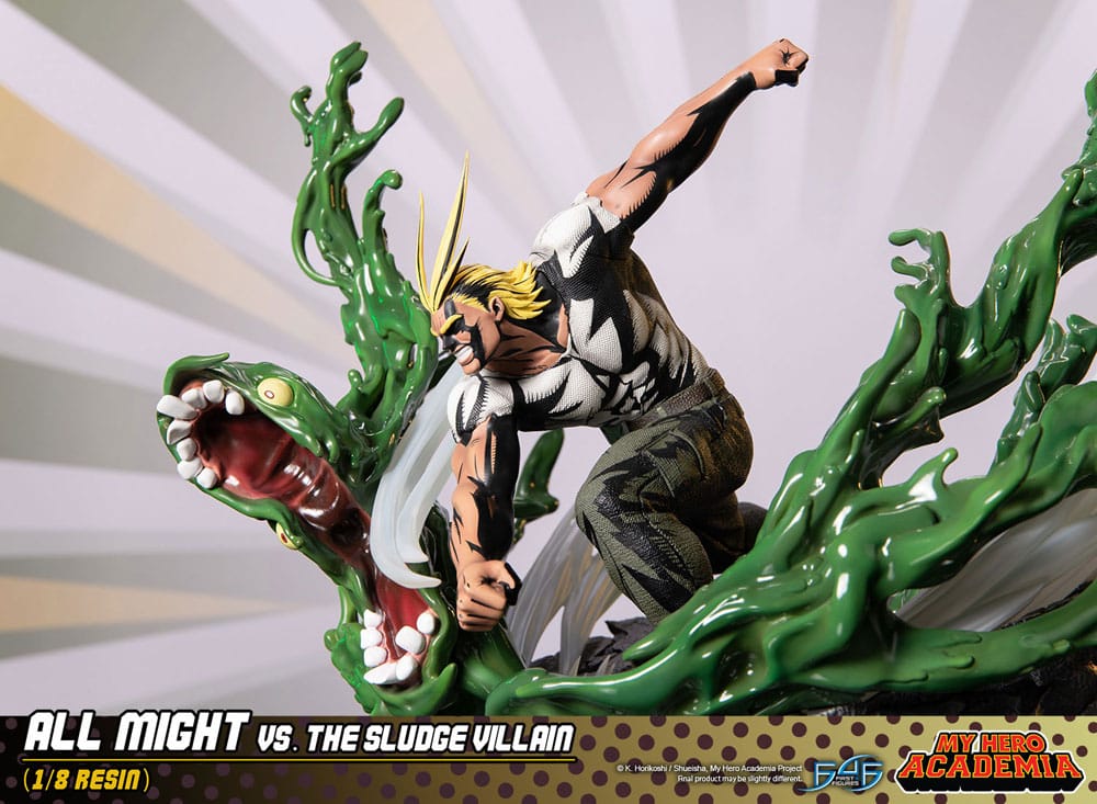 My Hero Academia Diorama All Might Vs. the Sludge Villain 30 cm 5060316626405