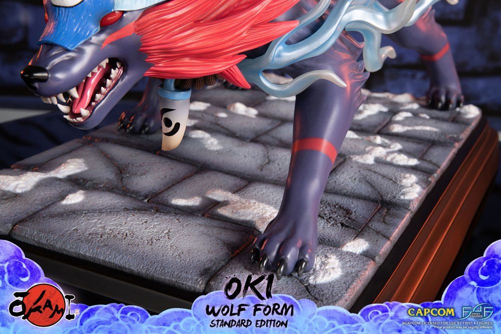 Okami Statue Oki (Wolf Form) 35 cm 5060316624661