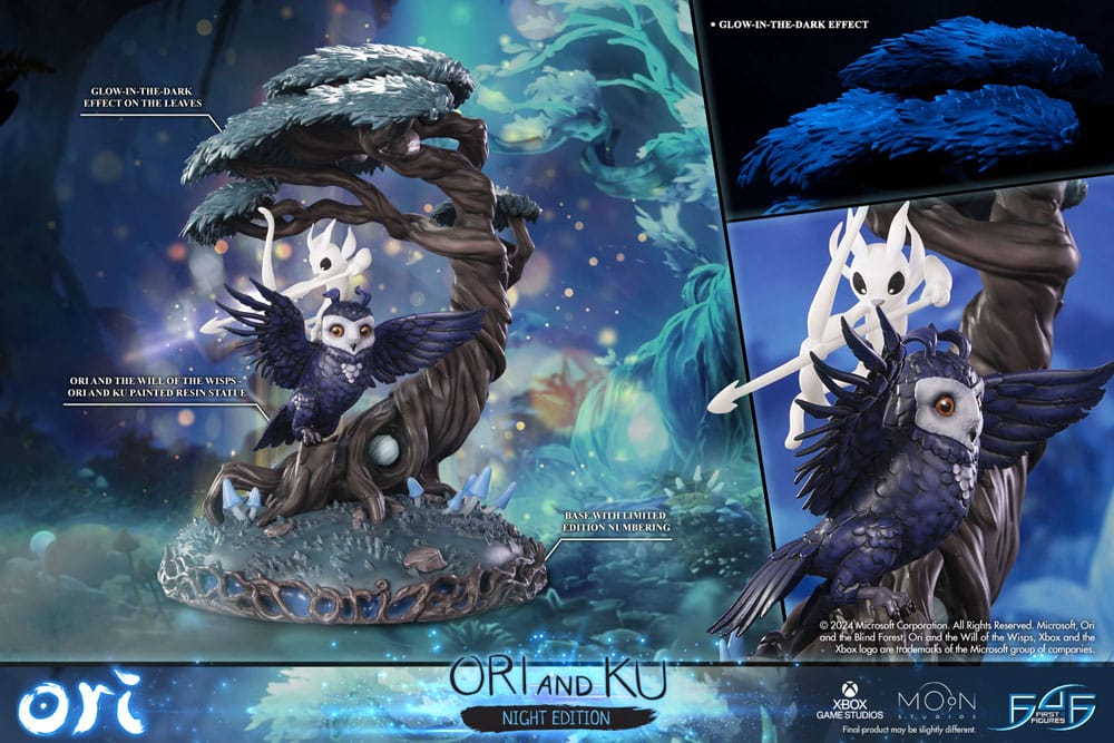 Ori and the Will of the Wisps Statue Ori and Ku Night Ver. 38 cm 5060316628348