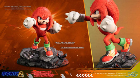 Sonic the Hedgehog 2 Statue Knuckles Standoff 30 cm 5060316627396