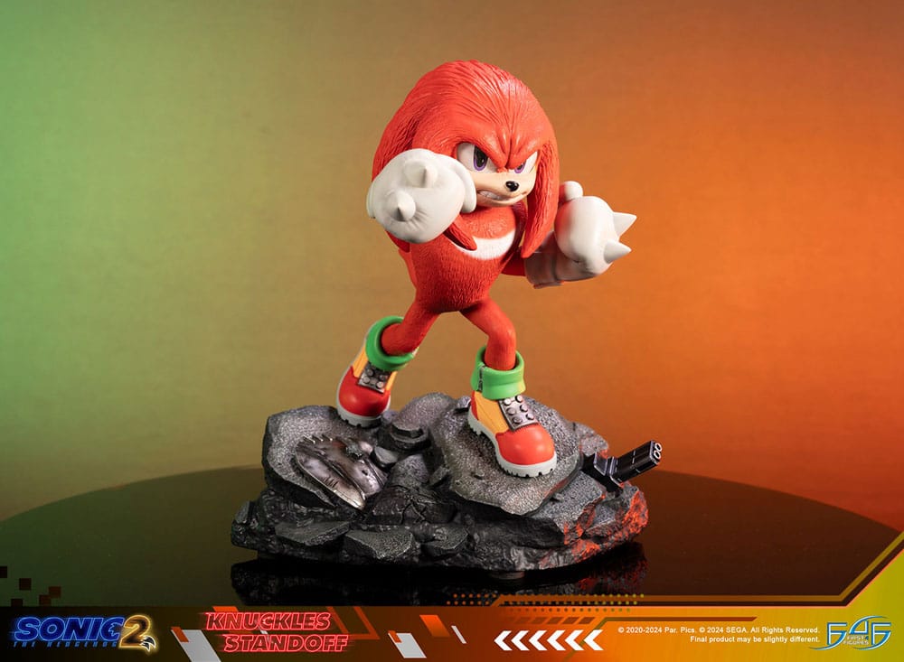 Sonic the Hedgehog 2 Statue Knuckles Standoff 30 cm 5060316627396