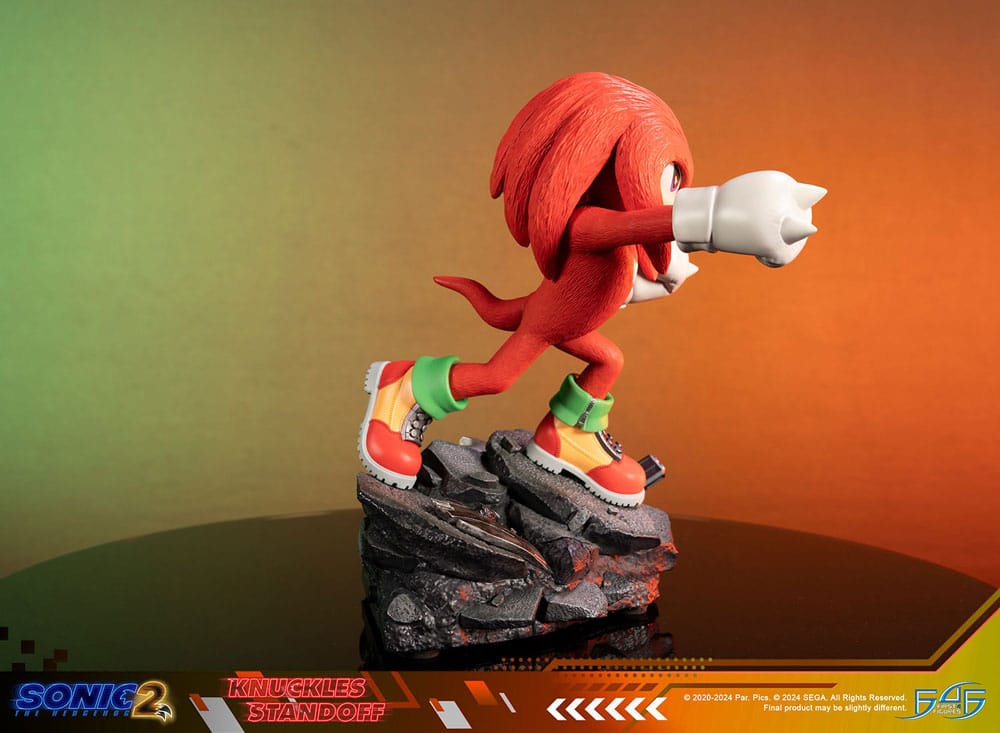 Sonic the Hedgehog 2 Statue Knuckles Standoff 30 cm 5060316627396