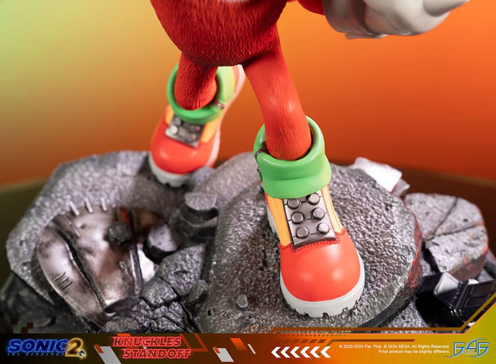 Sonic the Hedgehog 2 Statue Knuckles Standoff 30 cm 5060316627396