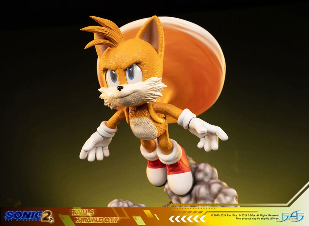 Sonic the Hedgehog 2 Statue Tails Standoff 32 cm 5060316627372