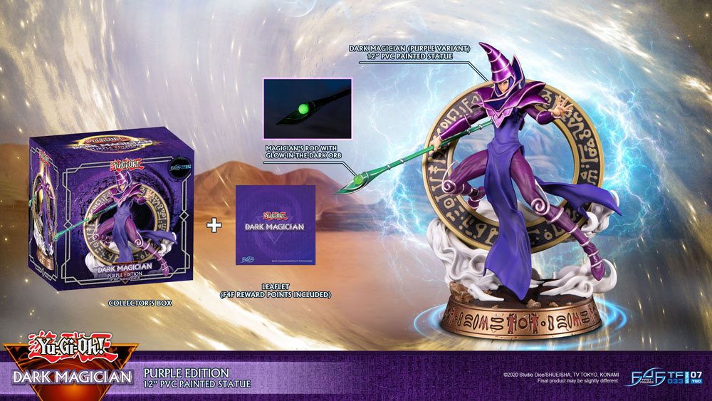 Yu-Gi-Oh! PVC Statue Dark Magician Purple Version 29 cm 5060316623626