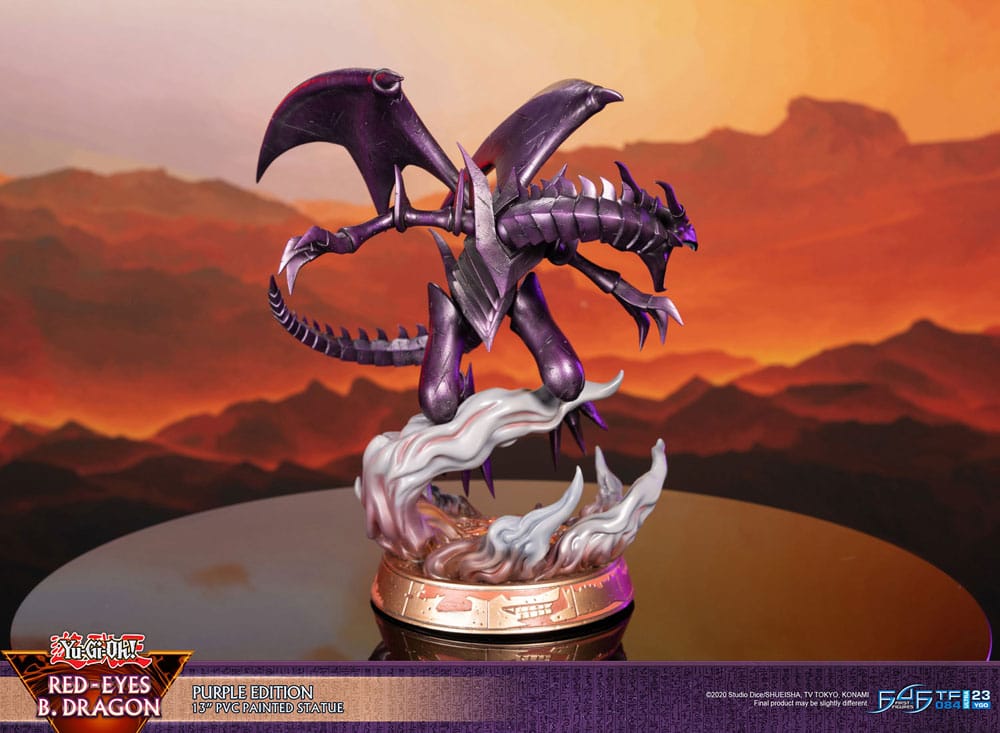 Yu-Gi-Oh! PVC Statue Red-Eyes B. Dragon Purple Colour 33 cm 5060316627051