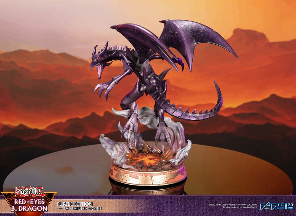 Yu-Gi-Oh! PVC Statue Red-Eyes B. Dragon Purple Colour 33 cm 5060316627051