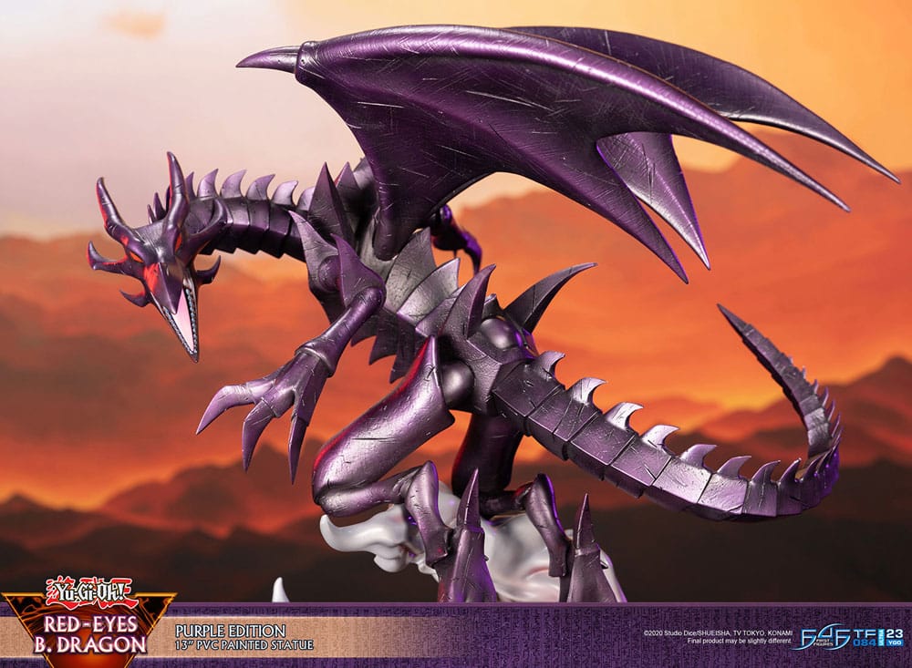 Yu-Gi-Oh! PVC Statue Red-Eyes B. Dragon Purple Colour 33 cm 5060316627051