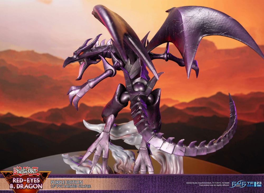 Yu-Gi-Oh! PVC Statue Red-Eyes B. Dragon Purple Colour 33 cm 5060316627051