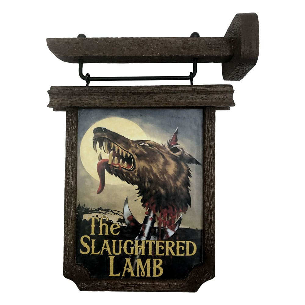 An American Werewolf in London Scaled Prop Replica Pub Sign 6 cm 5060224083796