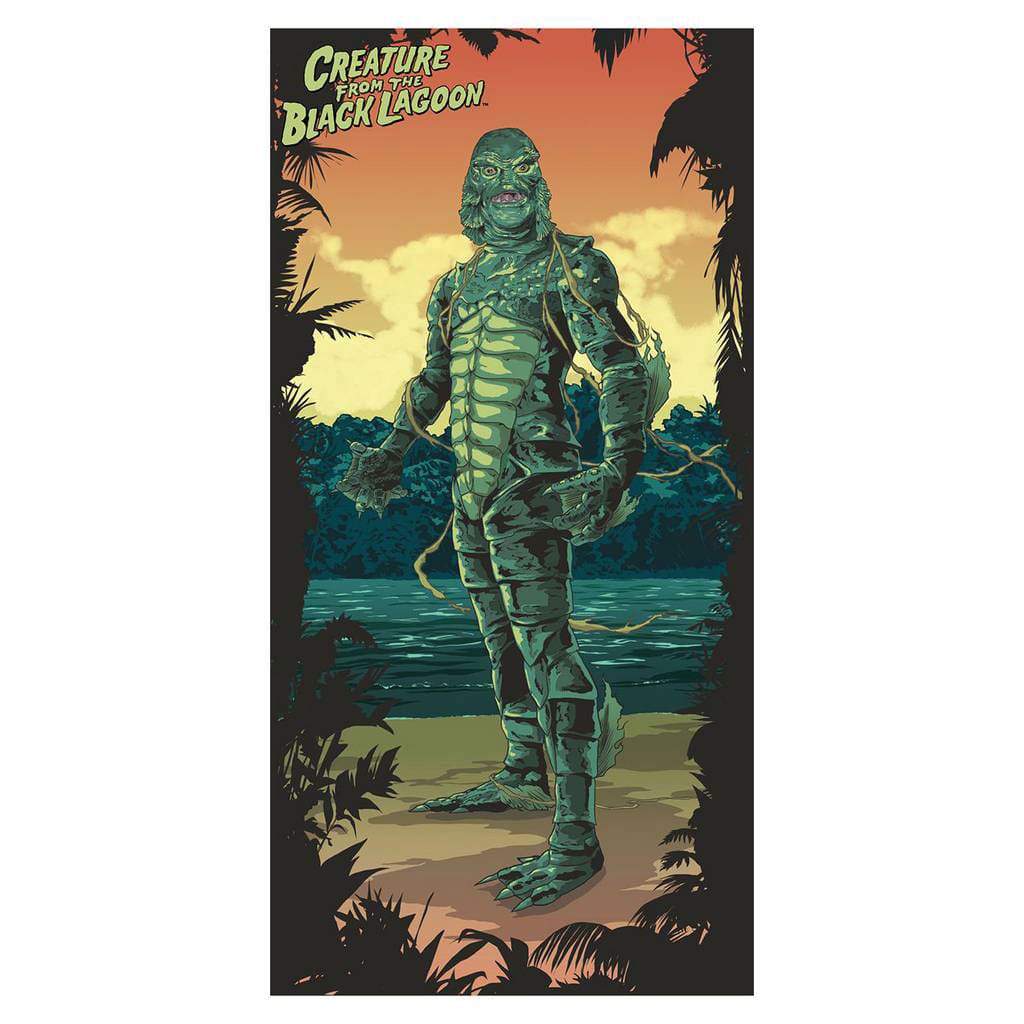 Universal Monsters: Creature from the Black Lagoon Beach and Bath Towel 5060224088173