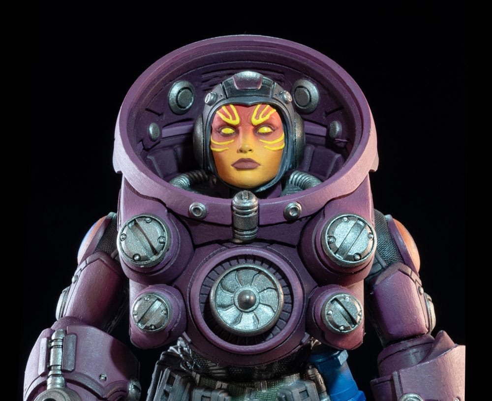 Cosmic Legions: OxKrewe Book One Thraxxon Actionfigur Uularia Speer (Deluxe) 0658580362706