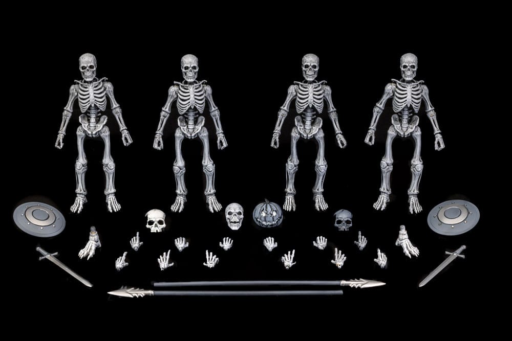 Graveyard Skeletons  Actionfigures 4-Pack Graveyard Skeletons 0000498484238