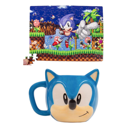 Sonic the Hedgehog Mug & Jigsaw Puzzle Set Sonic 5060949241723