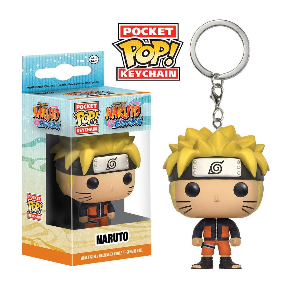 Naruto Shippuden Pocket POP! Vinyl Keychain Naruto 4 cm 0889698106634