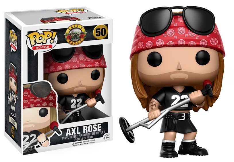 Guns N´ Roses POP! Rocks Vinyl Figure Axl Rose 9 cm 0889698106887